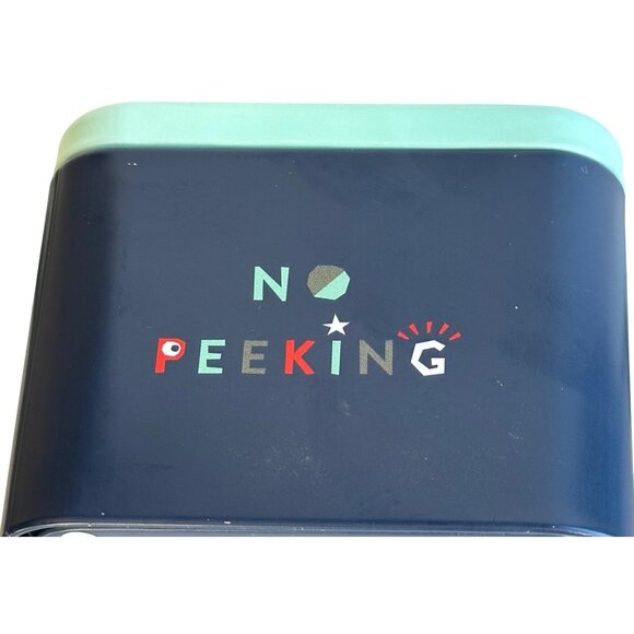 2017 Christmas Holiday Fossil Watch Holder ONLY Metal Tin Box Cases 2.75" Tall - Picture 5 of 15